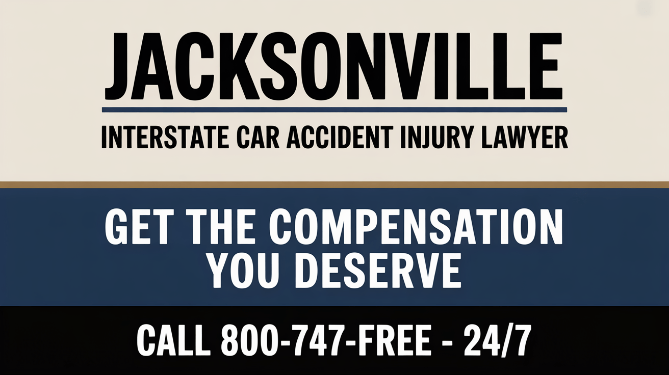 Abogado de Lesiones por Accidentes de Automóvil Interestatales en Jacksonville