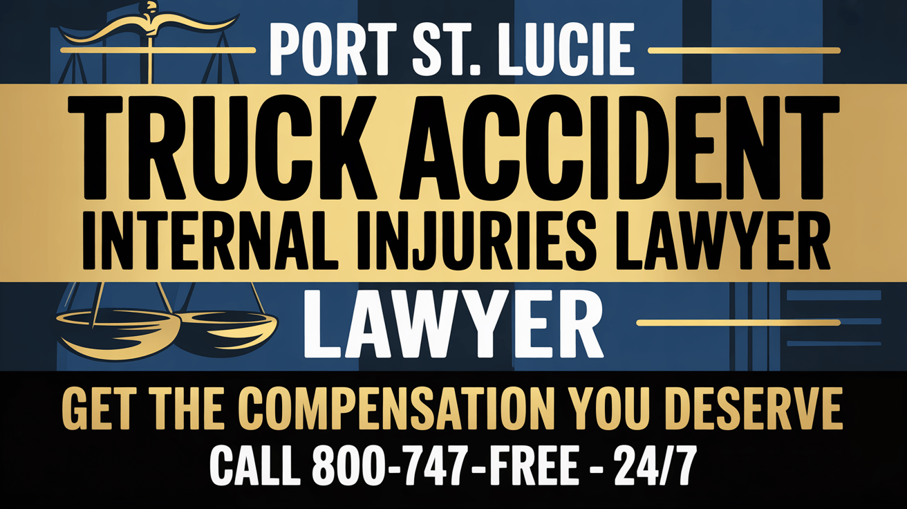 Port St. Lucie Truck Accident Internal Injuries Lawyer