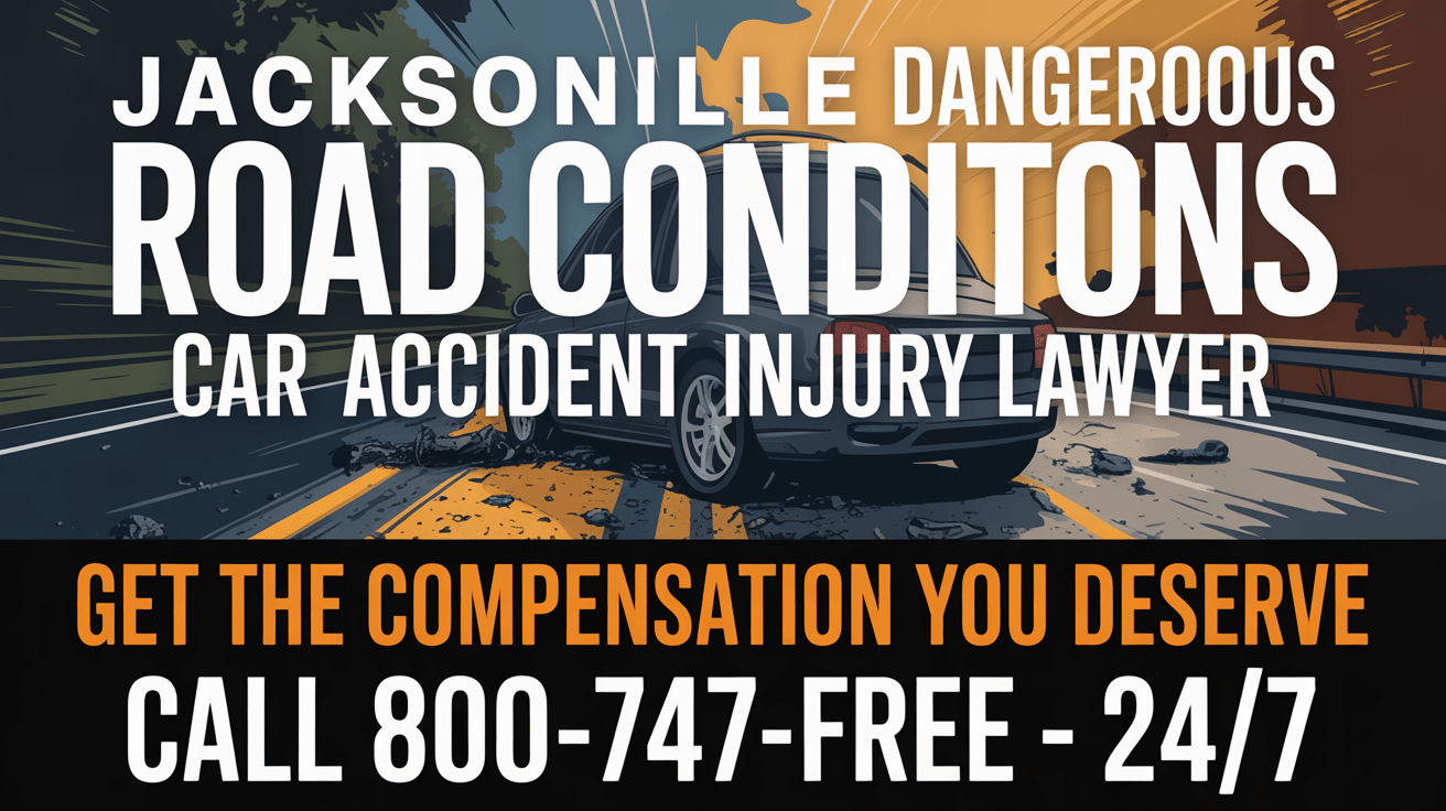 Jacksonville Dangerous Road Condition Car Accident Injury Lawyer