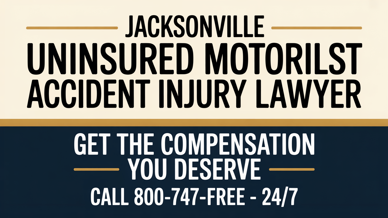 Jacksonville Uninsured Motorist Accident Injury Lawyer