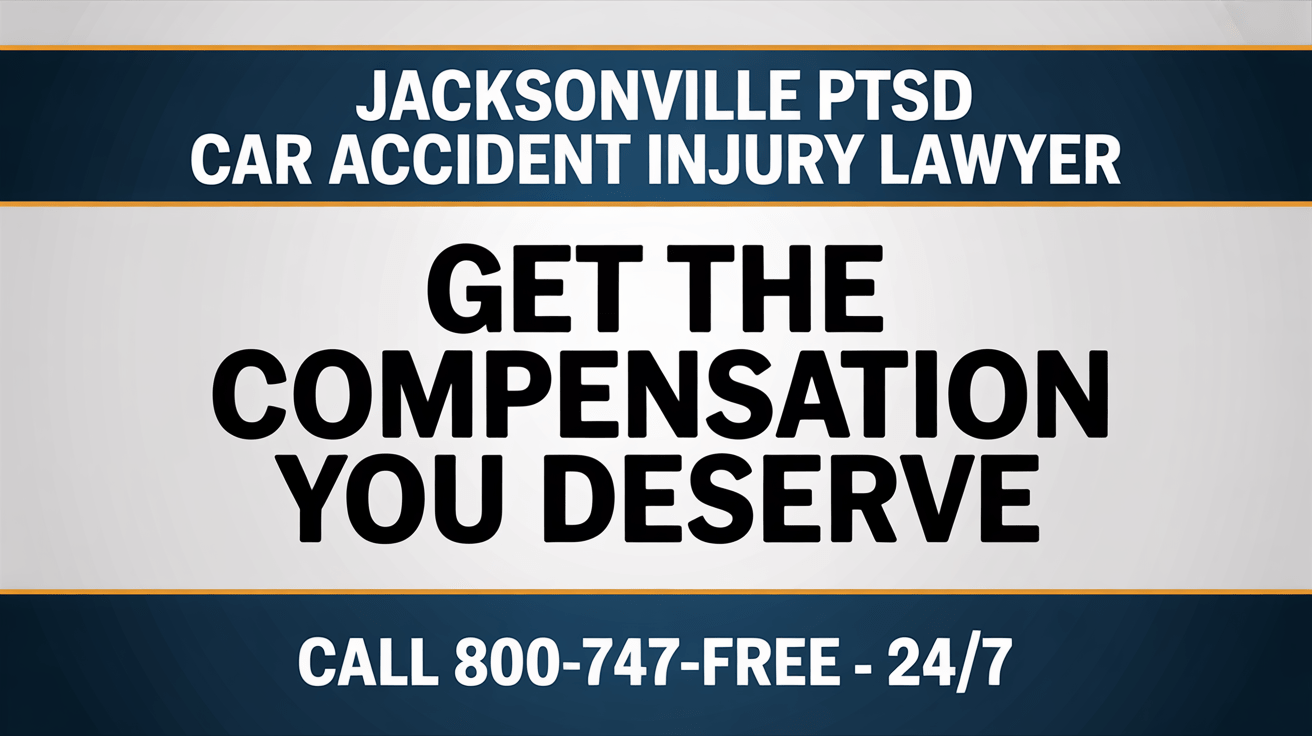Abogado de lesiones por accidente de coche con PTSD en Jacksonville