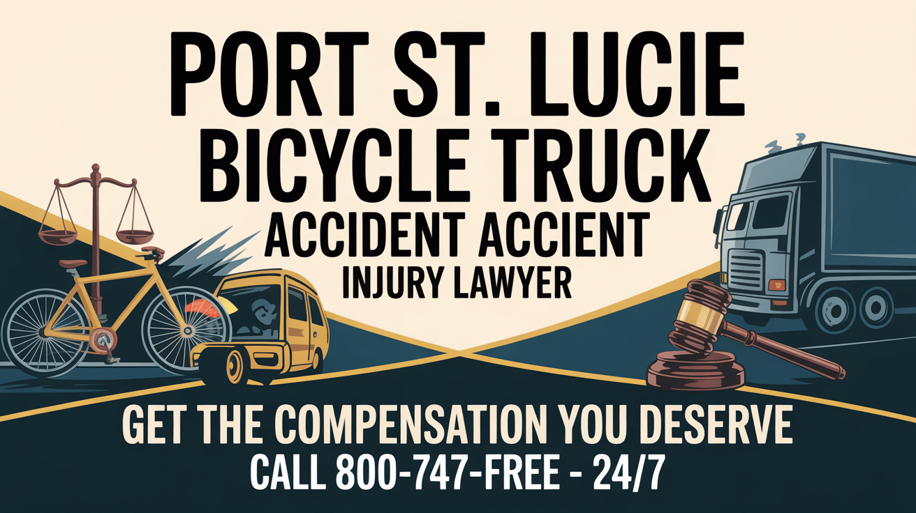 Port St. Lucie Bicycle Truck Accident Injury Lawyer