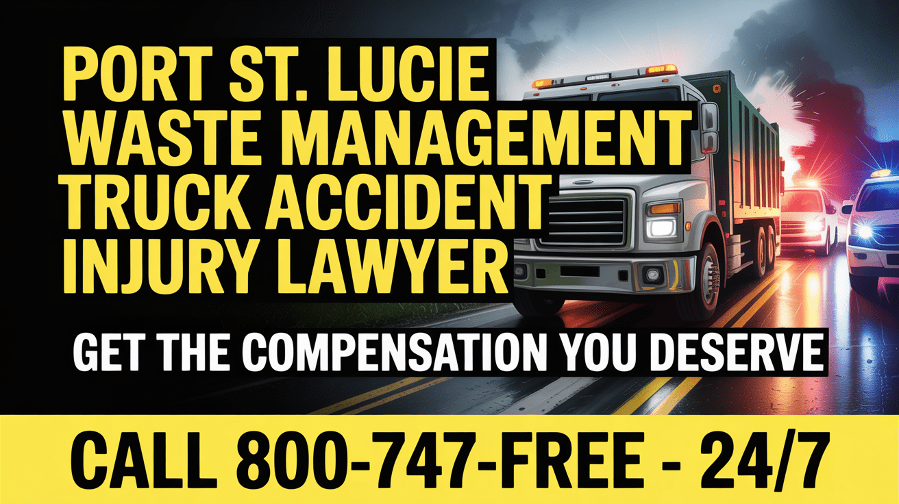 Port St. Lucie Waste Management Truck Accident Injury Lawyer