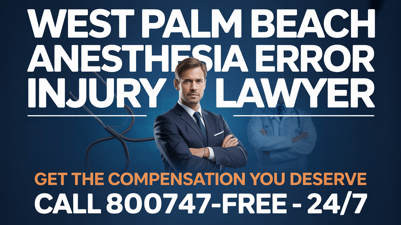 Abogado de lesiones por error de anestesia en West Palm Beach