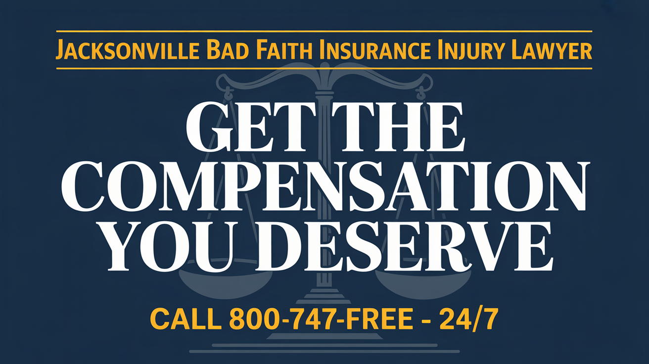 Jacksonville Bad Faith Insurance Injury Lawyer