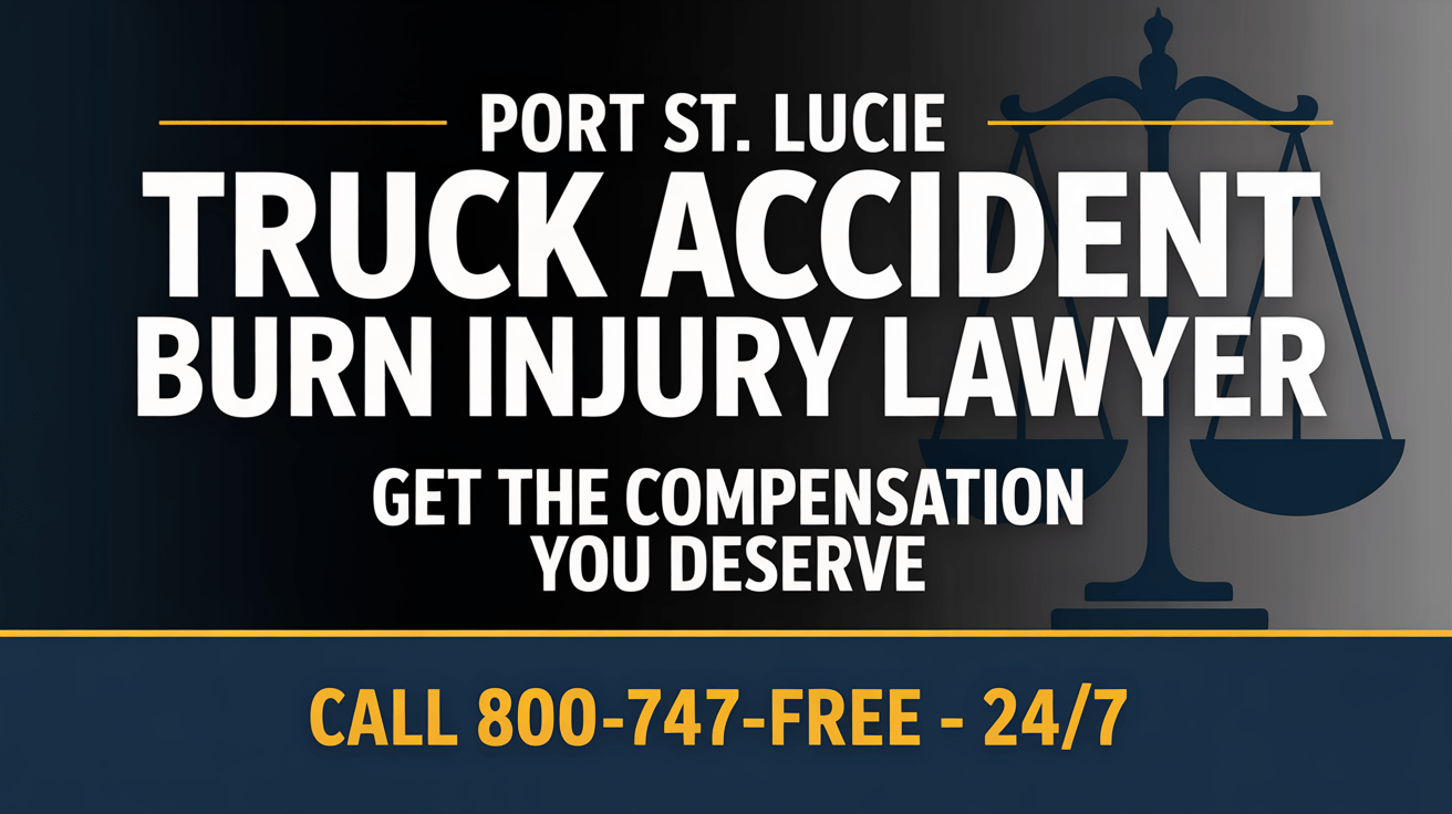 Port St. Lucie Truck Accident Burn Injury Lawyer