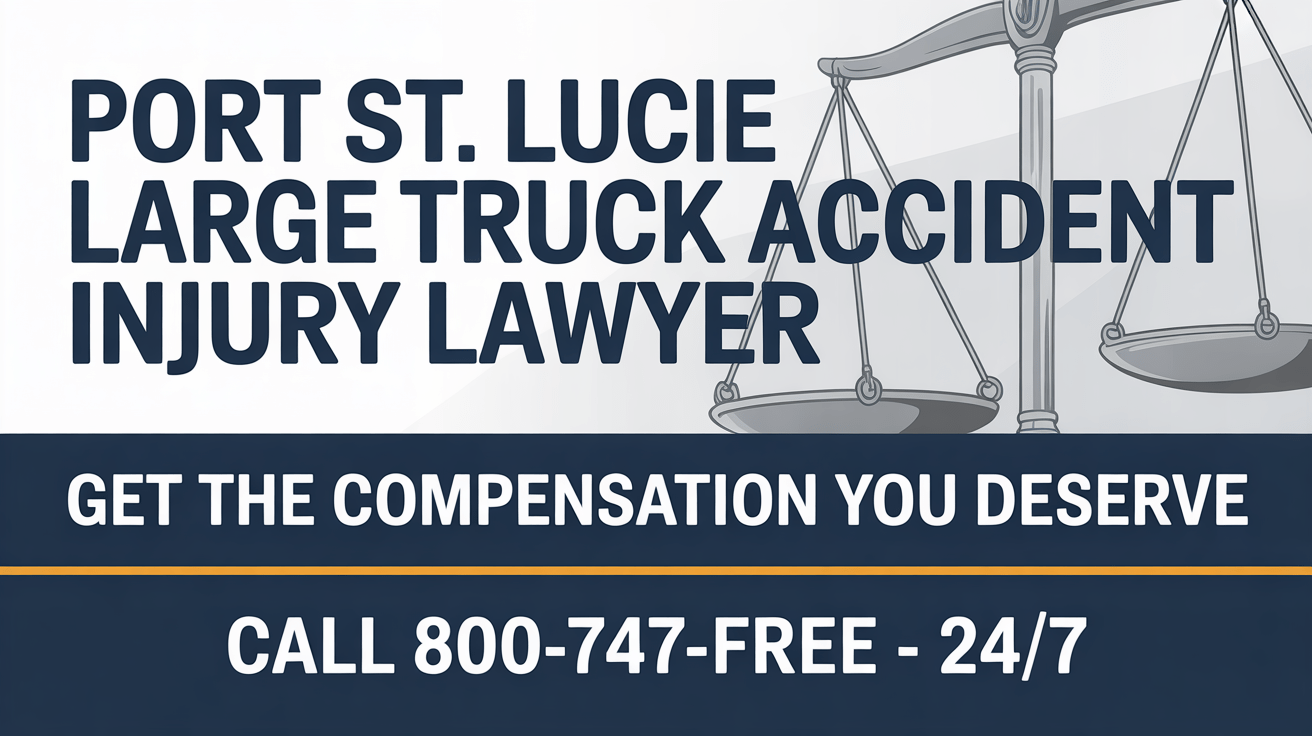 Abogado de lesiones por accidente de camión grande en Port St. Lucie