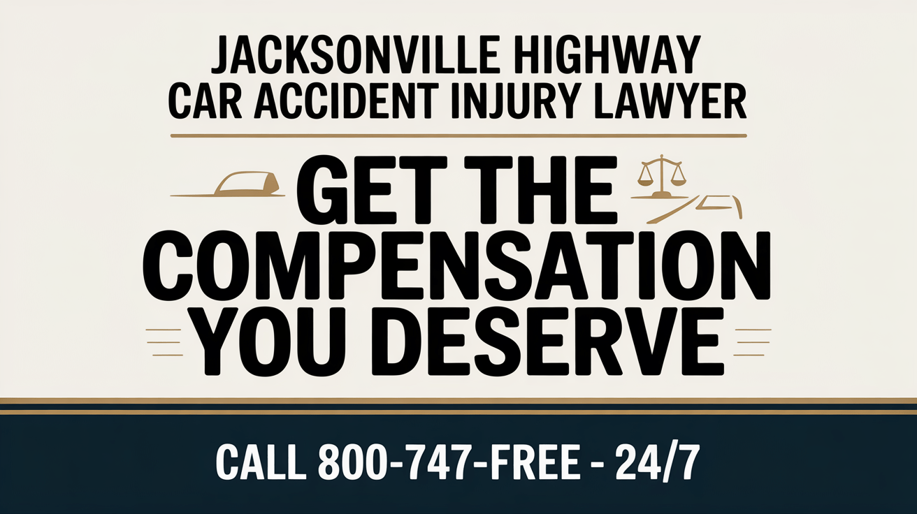Abogado de lesiones por accidente de coche en la carretera de Jacksonville