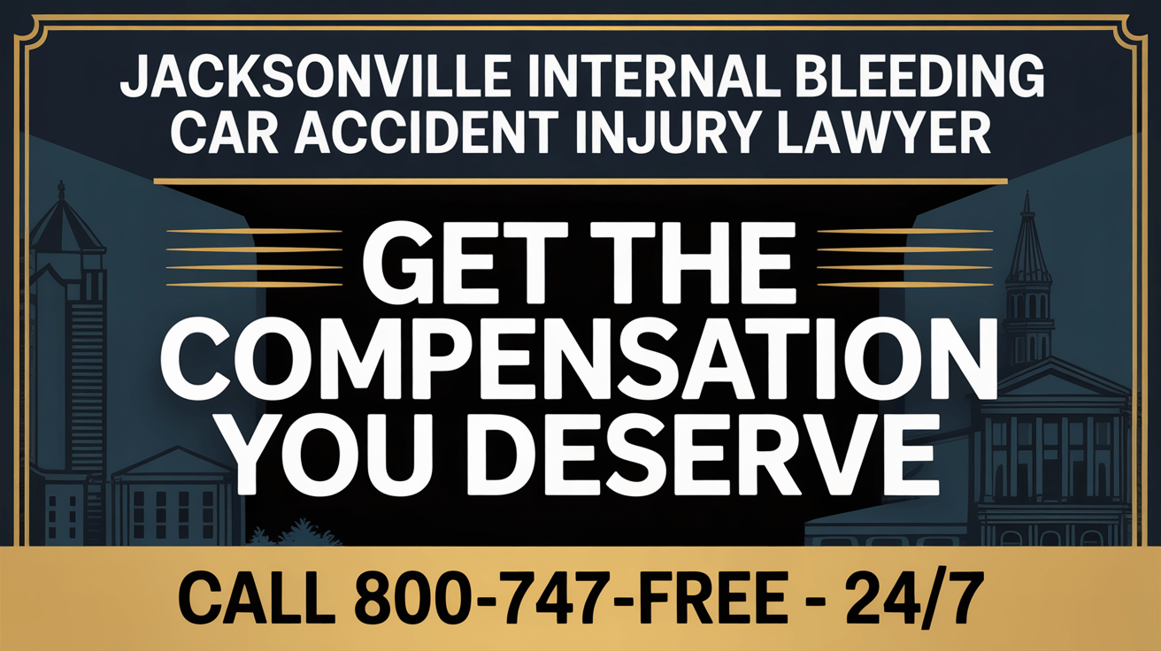 Abogado de lesiones por accidente automovilístico con hemorragia interna en Jacksonville