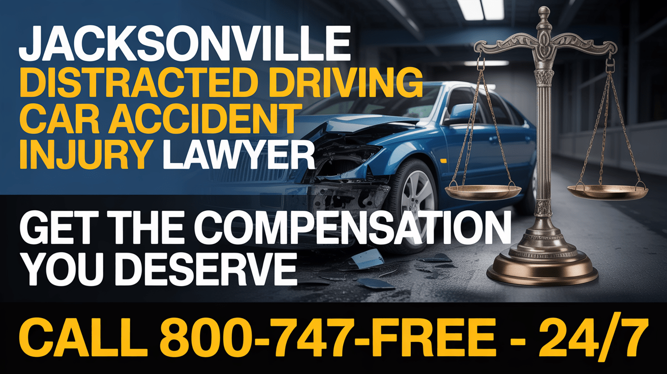 Jacksonville Distracted Driving Car Accident Injury Lawyer