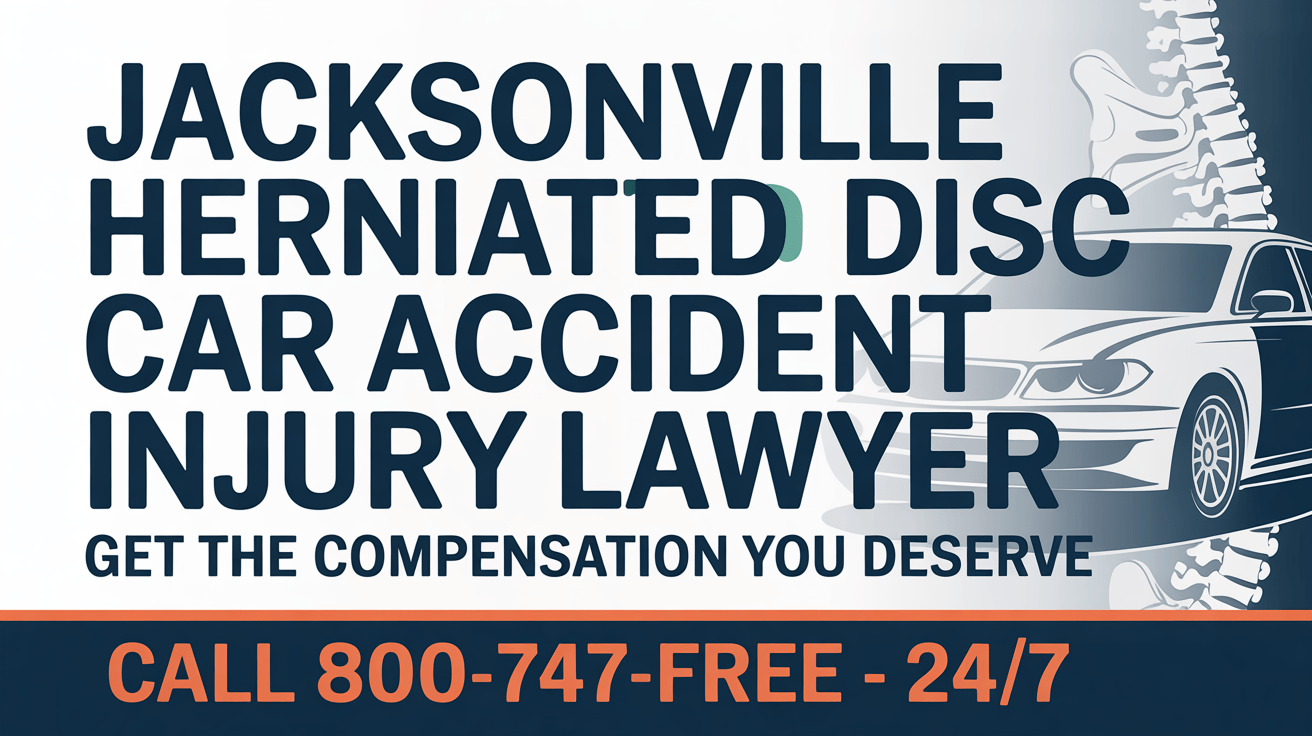 Abogado de lesiones por accidente automovilístico con disco herniado en Jacksonville