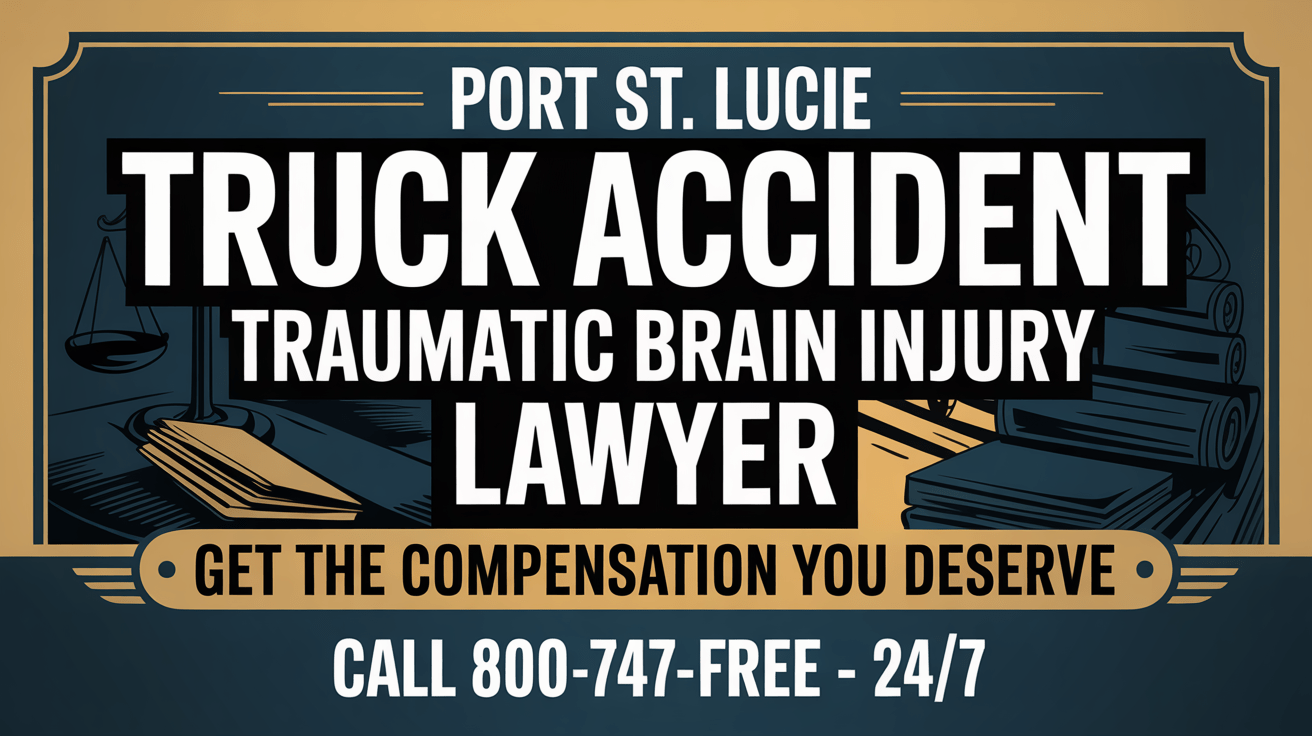Abogado de Lesiones Cerebrales Traumáticas por Accidente de Camión en Port St. Lucie