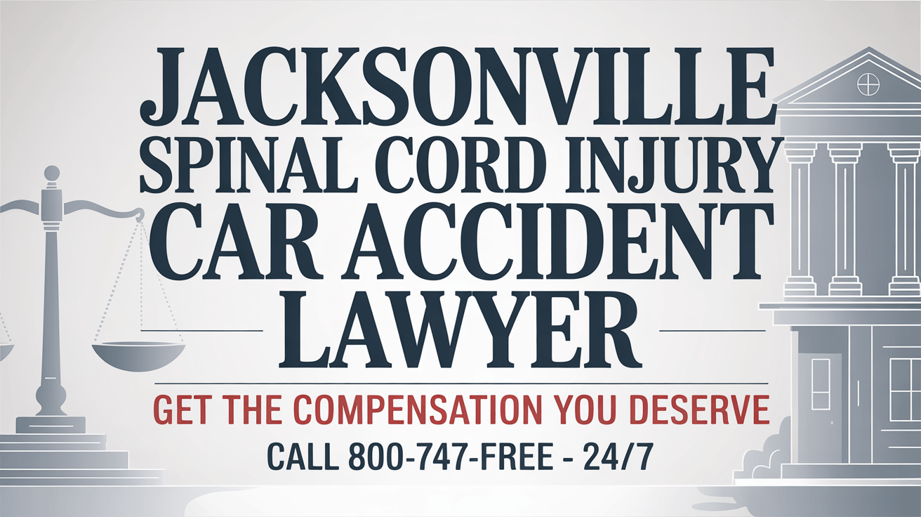 Abogado de Lesiones de Médula Espinal por Accidente Automovilístico en Jacksonville
