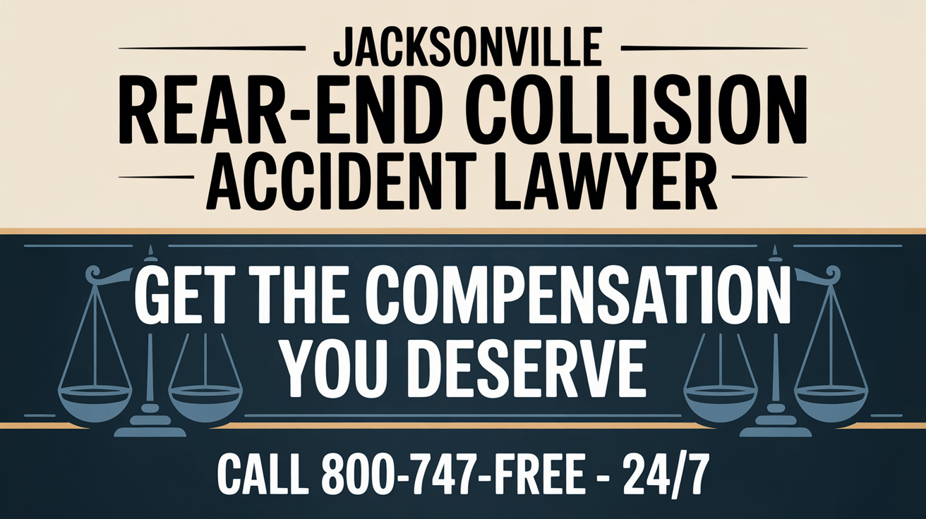 Abogado de lesiones por accidente de automóvil por alcance en Jacksonville