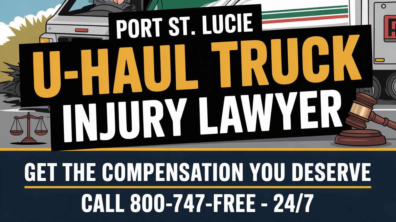 Abogado de lesiones por accidente de camión U-Haul en Port St. Lucie