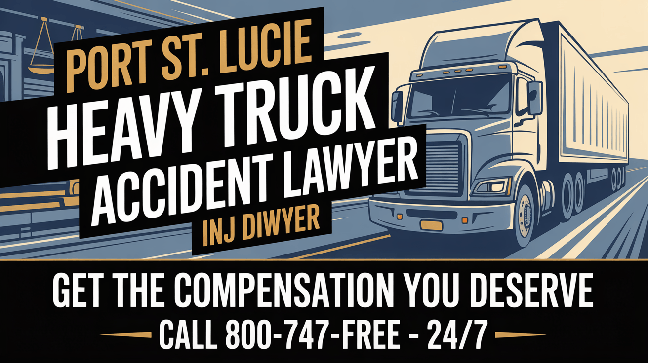 Port St. Lucie Heavy Truck Accident Injury Lawyer