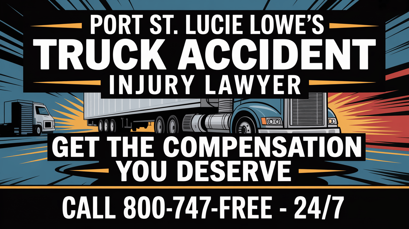 Abogado de Lesiones por Accidente de Camión de Lowe's en Port St. Lucie
