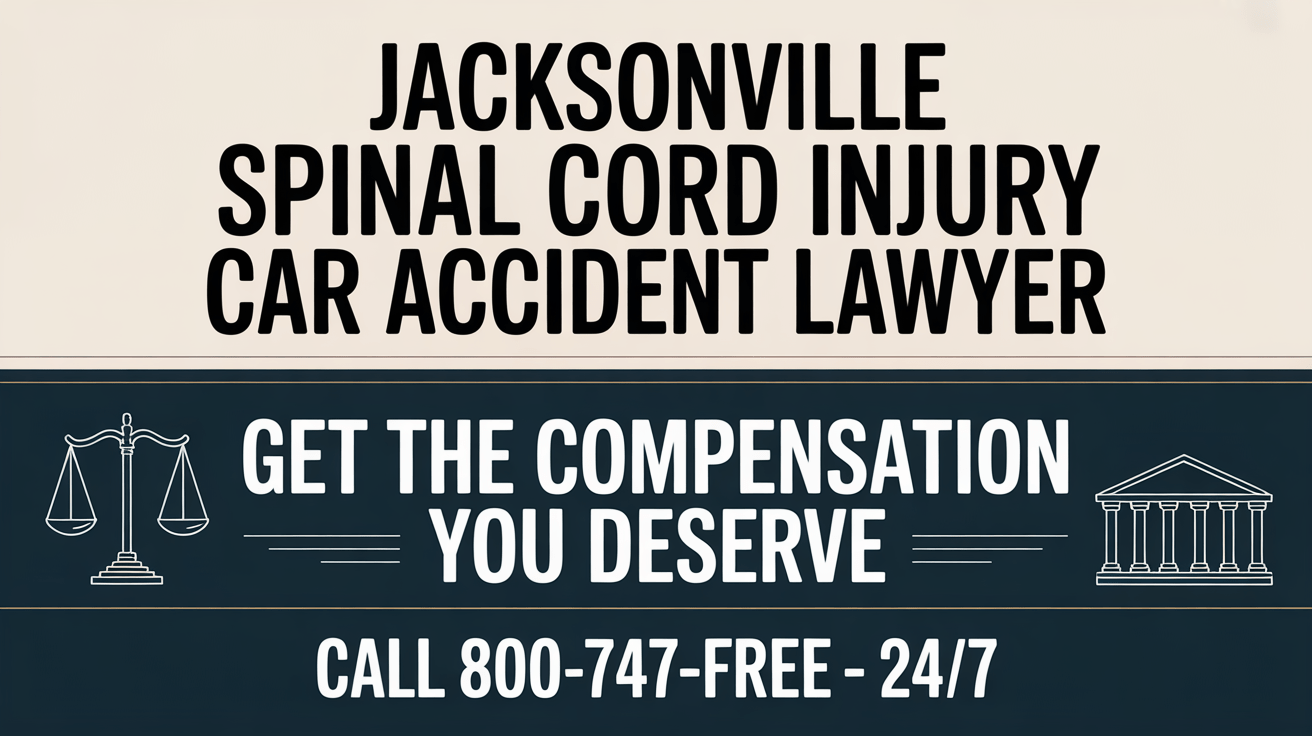 Abogado de Accidentes de Auto por Lesiones en la Médula Espinal en Jacksonville