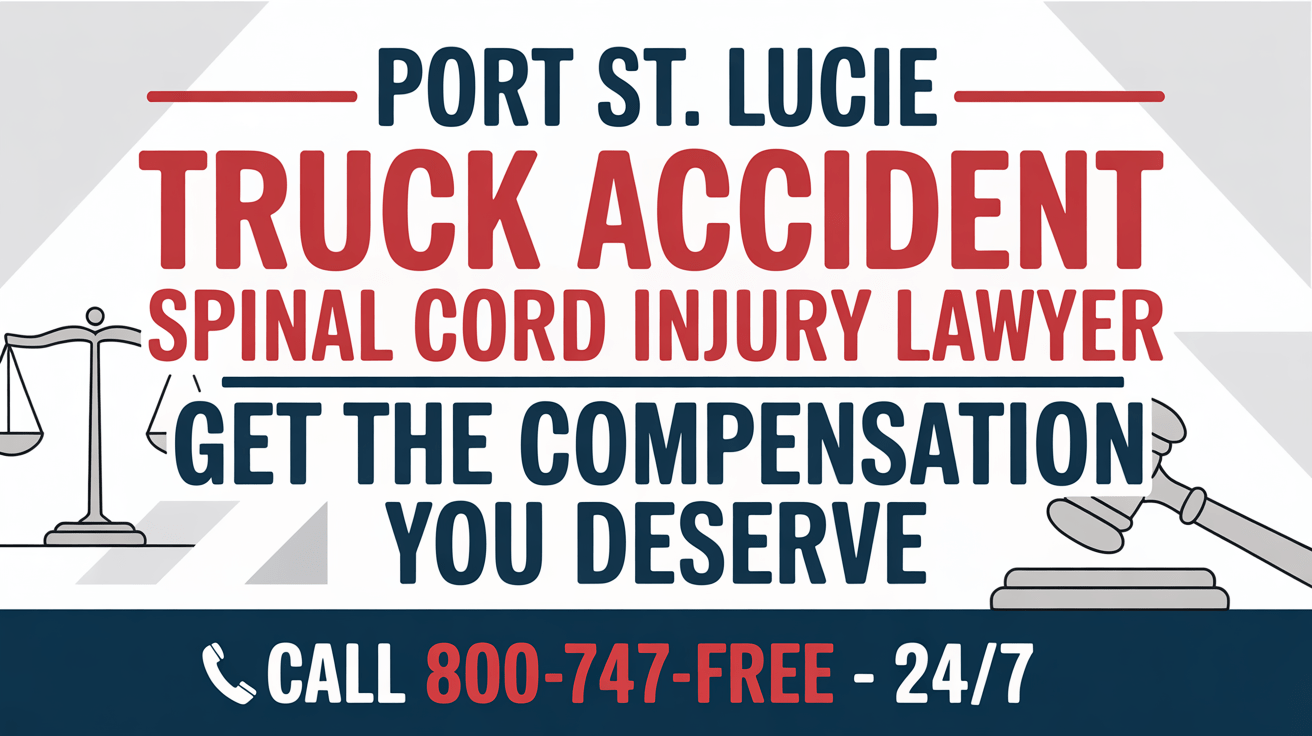 Abogado de Lesiones de la Médula Espinal por Accidente de Camión en Port St. Lucie
