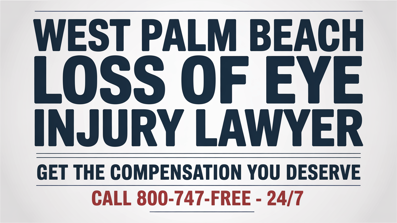 Abogado por Pérdida de Ojo en West Palm Beach