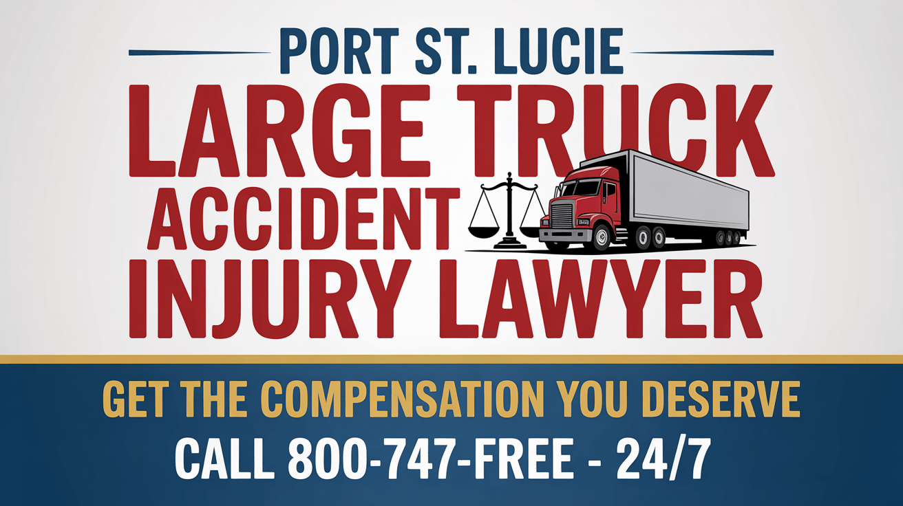 Abogado de Lesiones por Accidentes de Camiones Grandes en Port St. Lucie