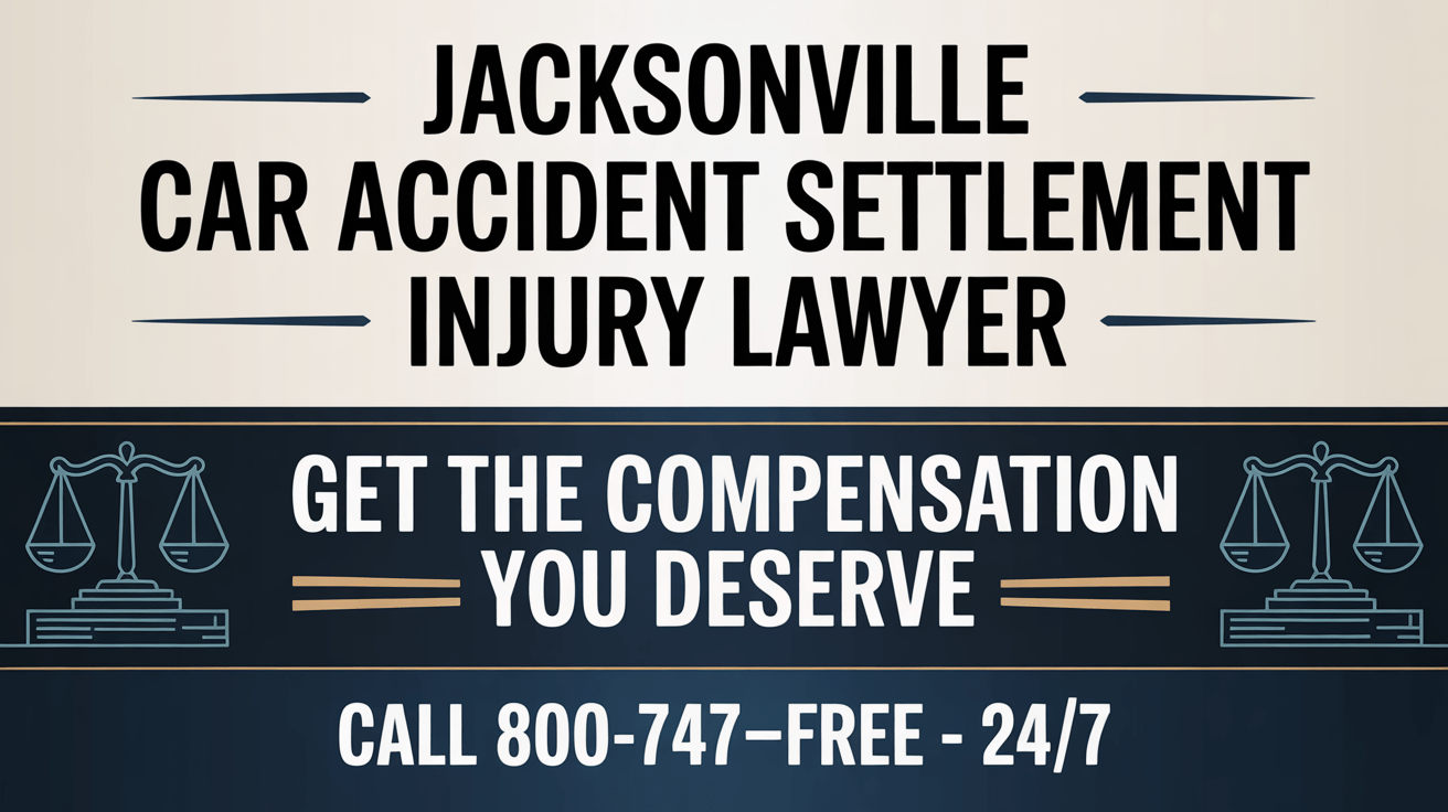 Abogado de Acuerdo por Lesión en Accidente de Coche en Jacksonville