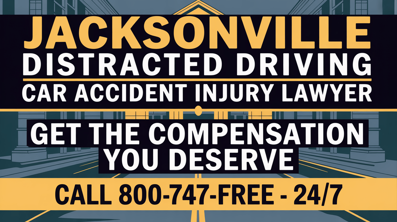 Jacksonville Distracted Driving Car Accident Injury Lawyer