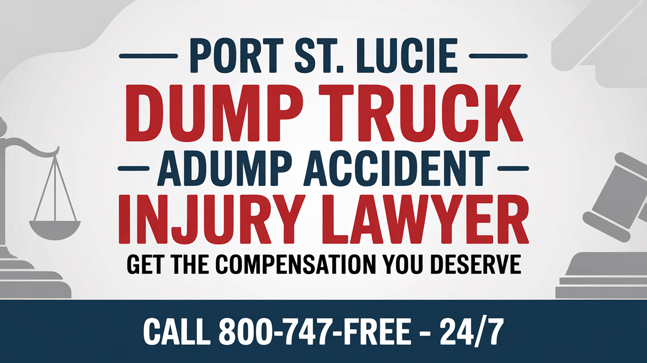 Abogado de Lesiones por Accidente de Camión Volquete en Port St. Lucie