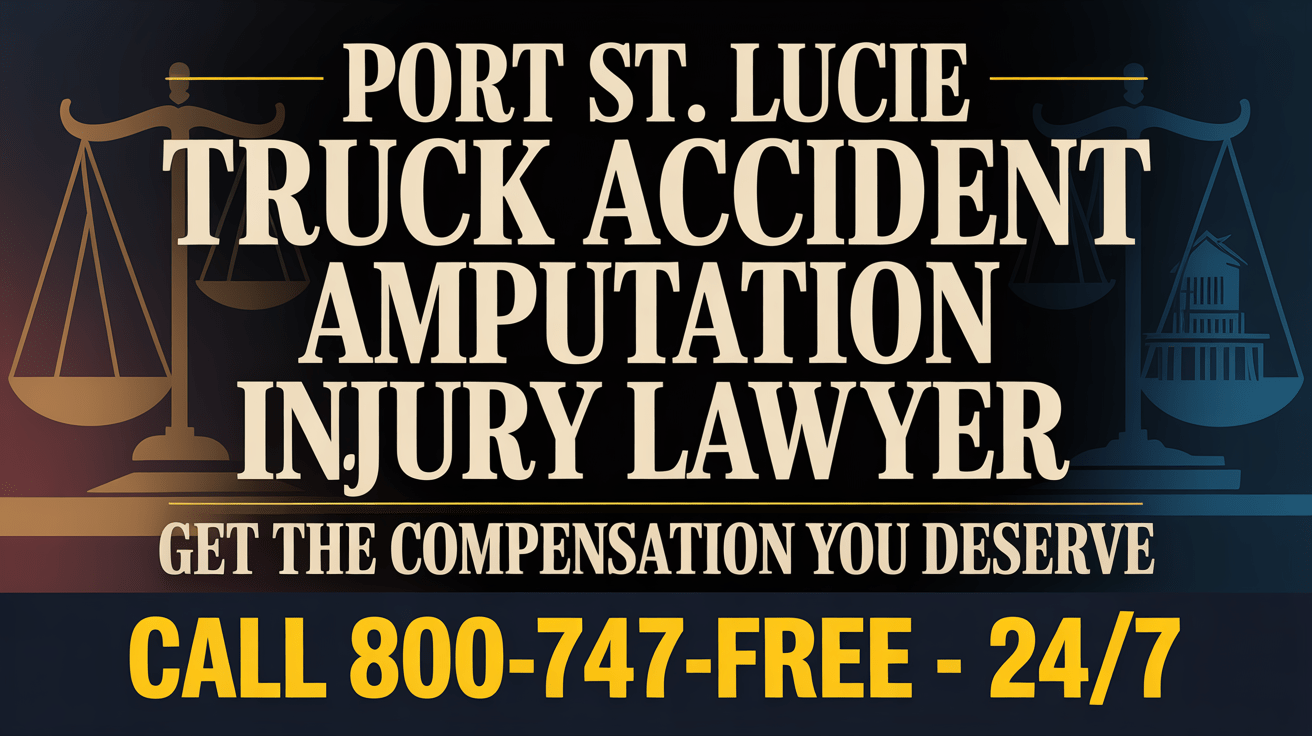 Abogado de Lesiones por Amputación en Accidentes de Camiones en Port St. Lucie