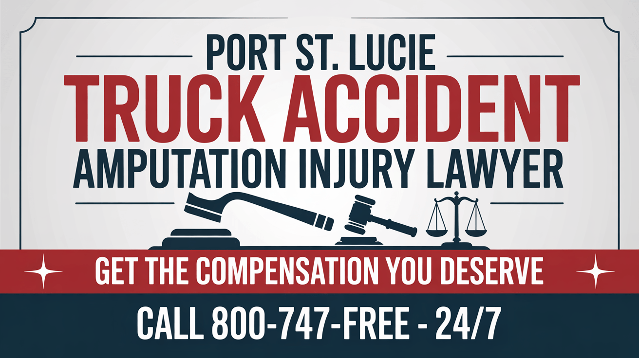 Abogado de Lesiones por Amputación en Accidentes de Camiones en Port St. Lucie