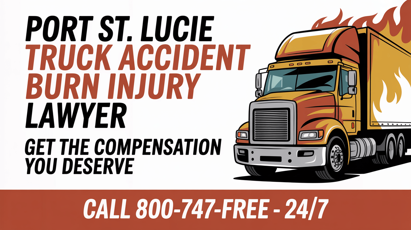 Port St. Lucie Truck Accident Burn Injury Lawyer