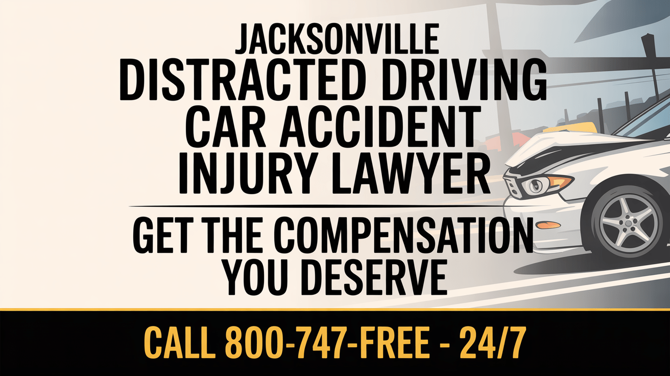 Jacksonville Distracted Driving Car Accident Injury Lawyer