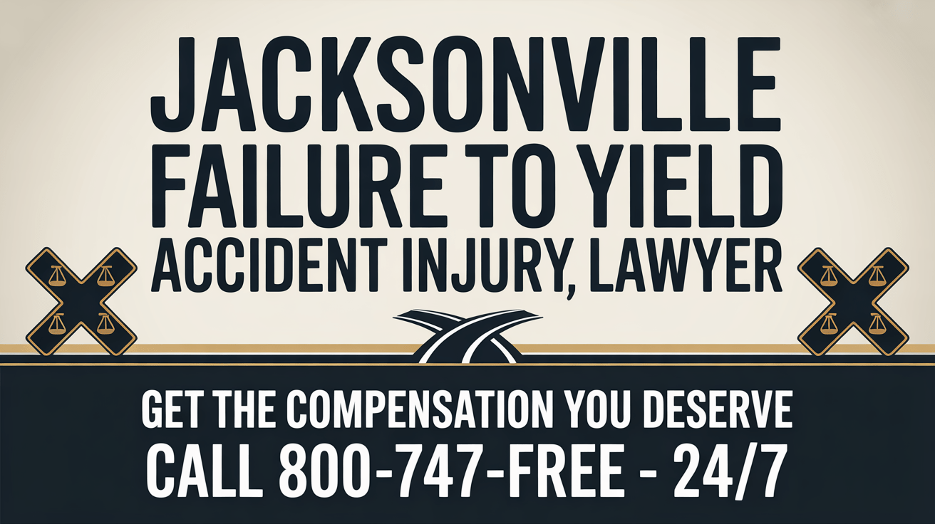 Abogado de lesiones por accidente de no ceder el paso en Jacksonville