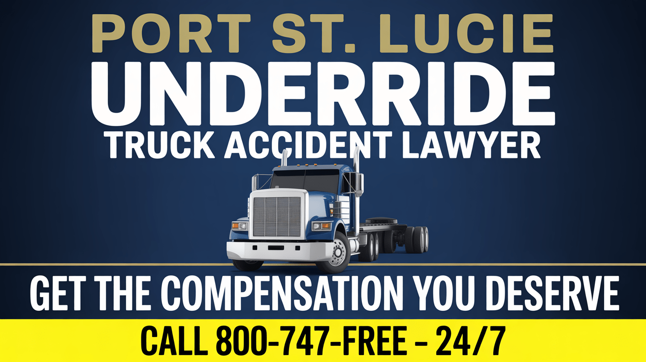 Port St. Lucie Underride Truck Accident Lawyer