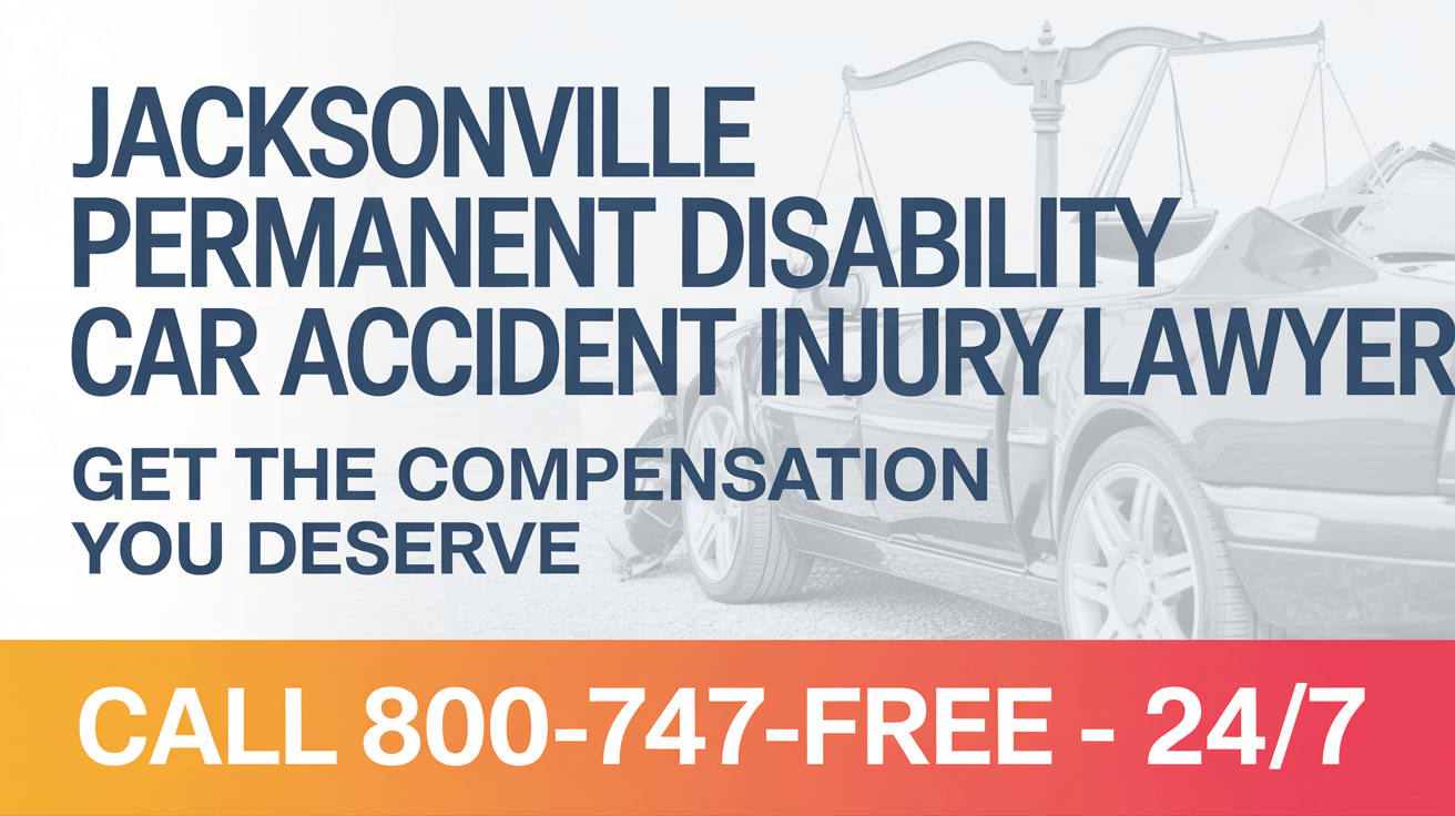 Abogado de Lesiones por Accidente de Automóvil con Discapacidad Permanente en Jacksonville