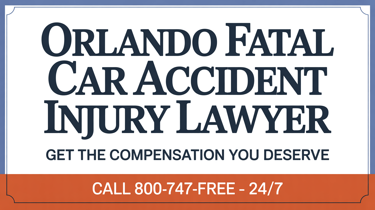 Abogado de Lesiones por Accidentes de Auto Fatales en Orlando