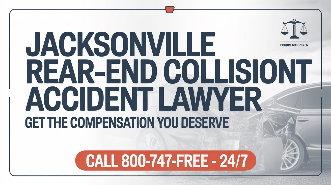 Abogado de lesiones por accidente de coche trasero en Jacksonville