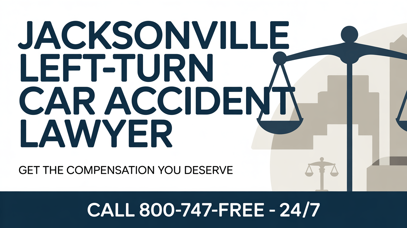 Abogado de lesiones por accidente de automóvil al girar a la izquierda en Jacksonville