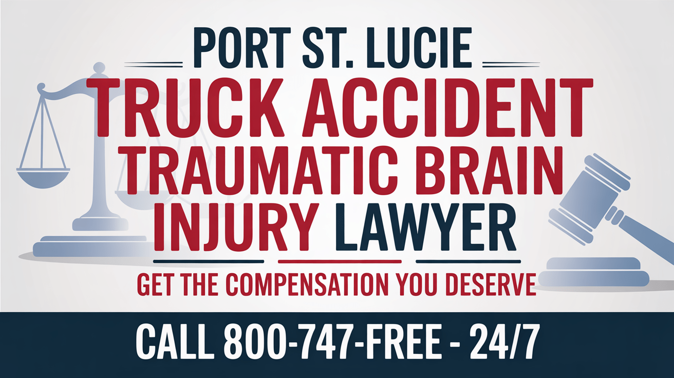 Abogado de Lesiones Cerebrales Traumáticas por Accidentes de Camiones en Port St. Lucie