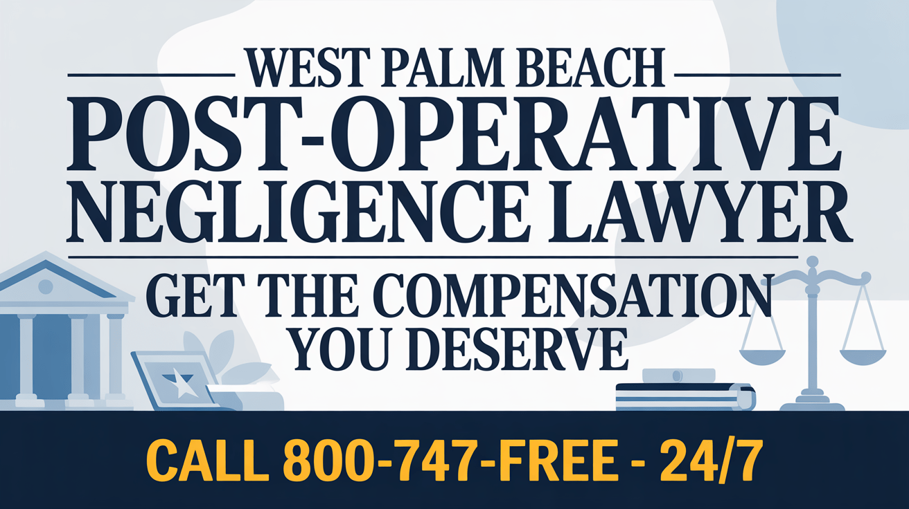 Abogado de Negligencia Postoperatoria en West Palm Beach