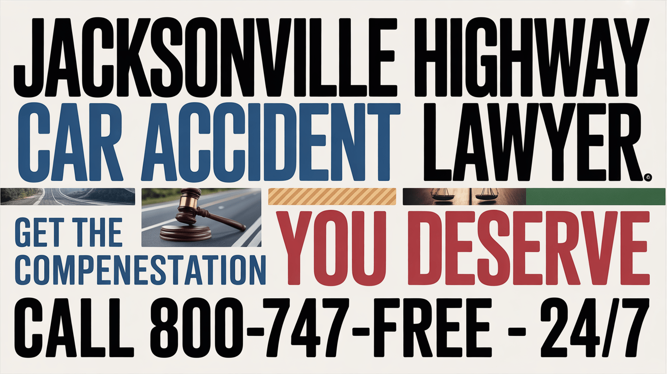 Abogado de lesiones por accidente de automóvil en la autopista de Jacksonville