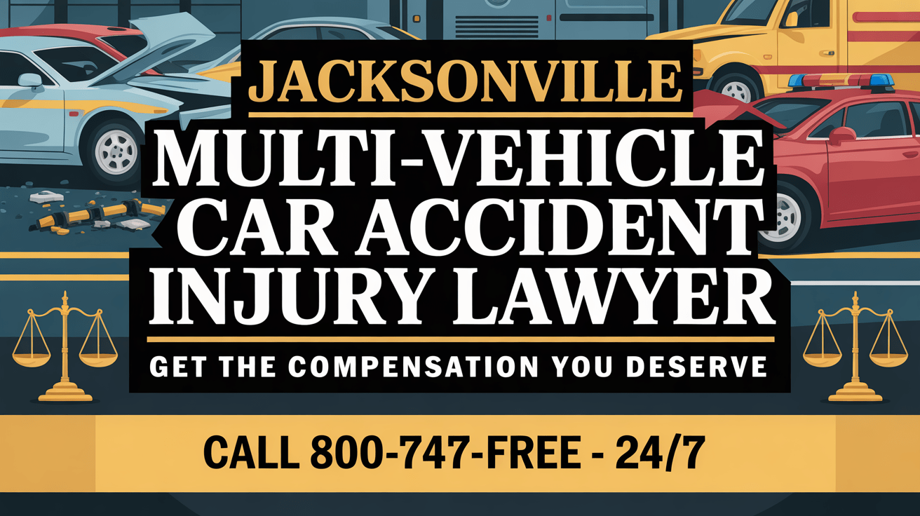 Abogado de Lesiones por Accidentes de Automóviles de Múltiples Vehículos en Jacksonville
