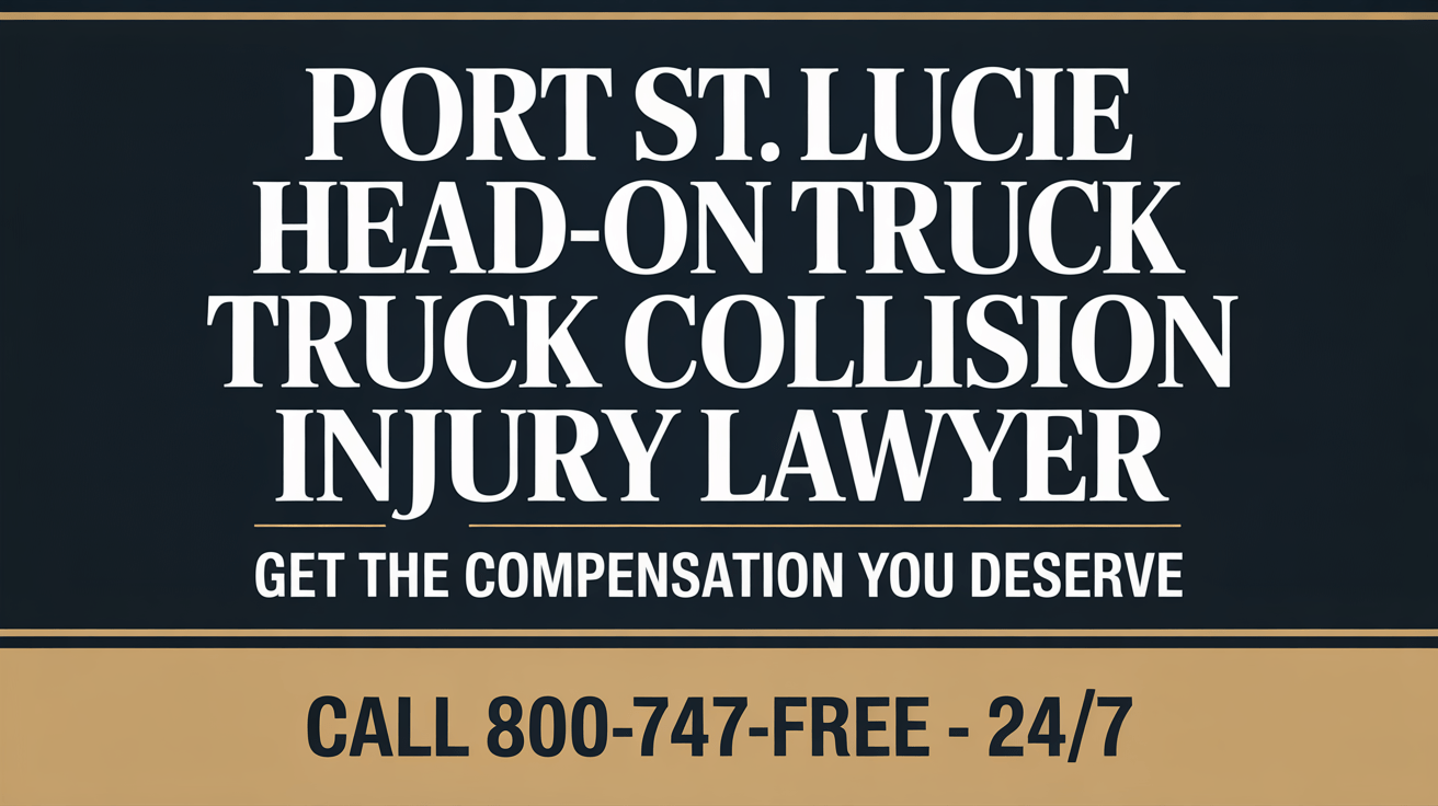 Port St. Lucie Head-On Truck Collision Lawyer