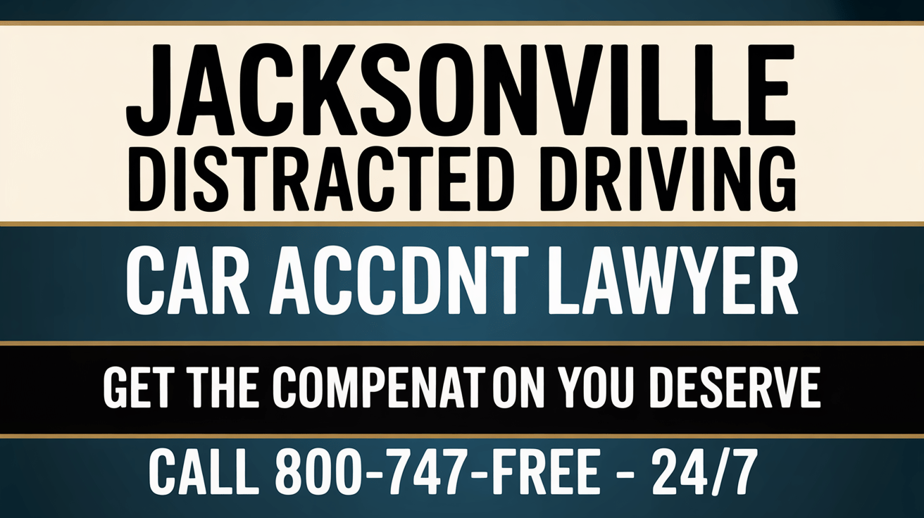Jacksonville Distracted Driving Car Accident Injury Lawyer