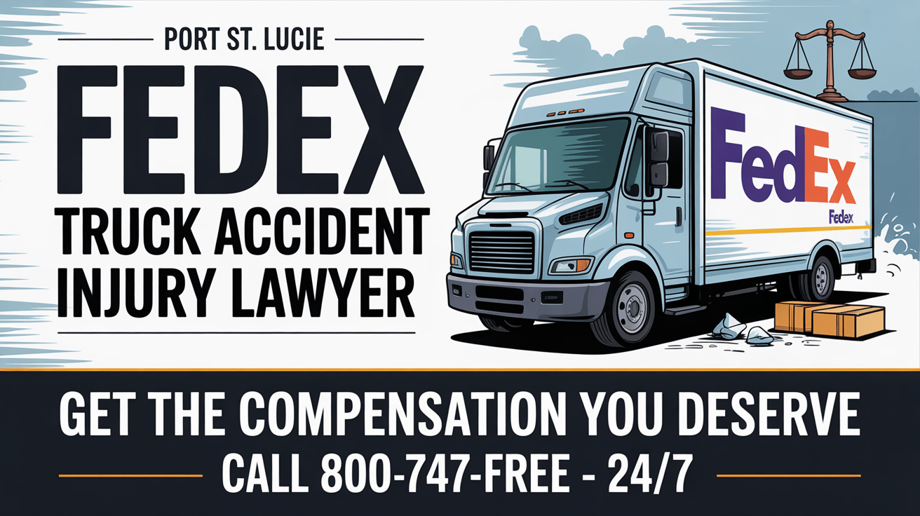 Abogado de Lesiones por Accidente de Camión de FedEx en Port St. Lucie
