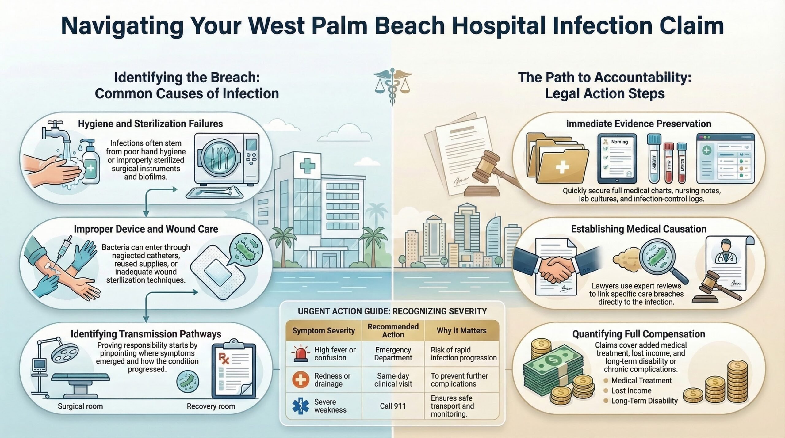 Abogado de Lesiones por Infección en Hospital de West Palm Beach