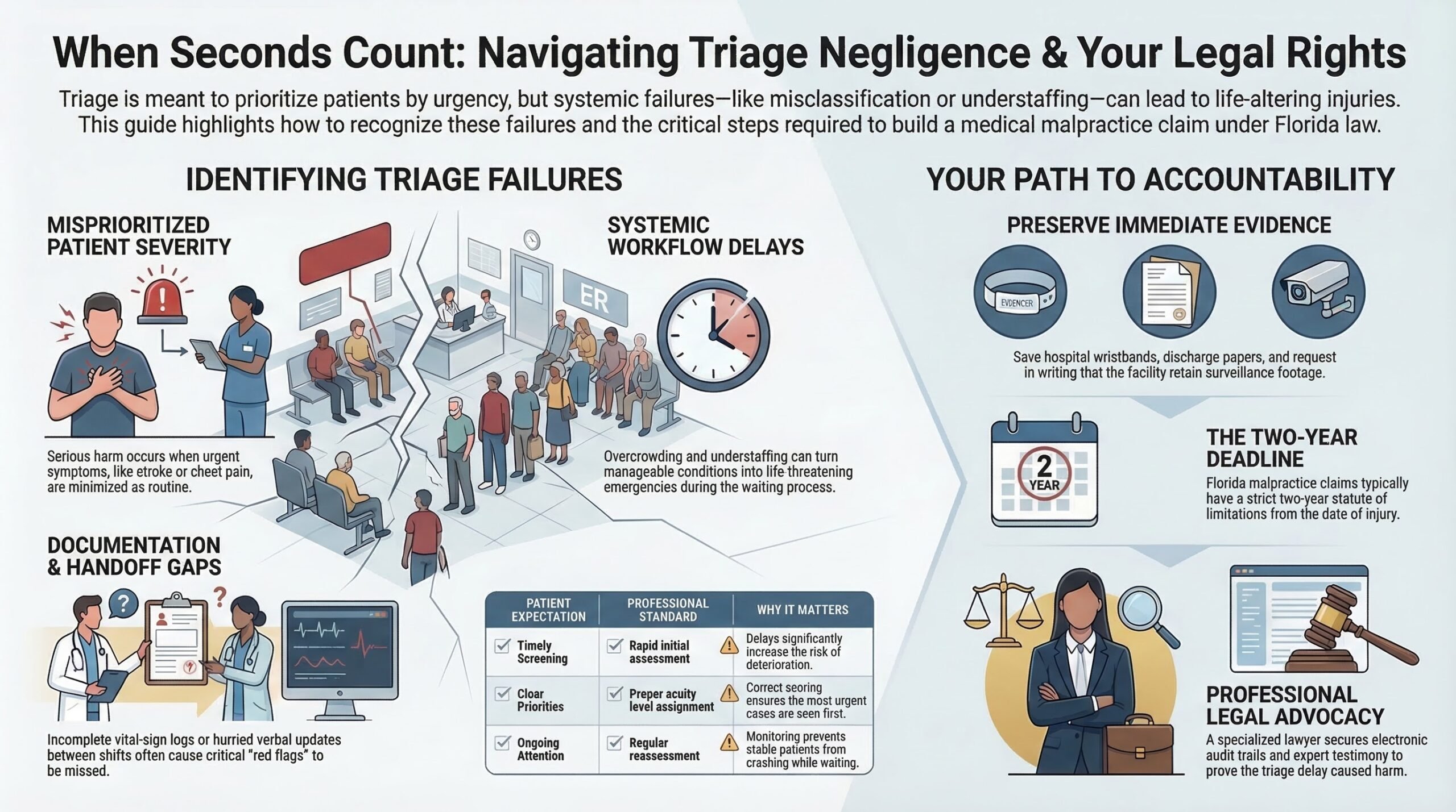 Abogado de Lesiones por Negligencia en Triage de West Palm Beach