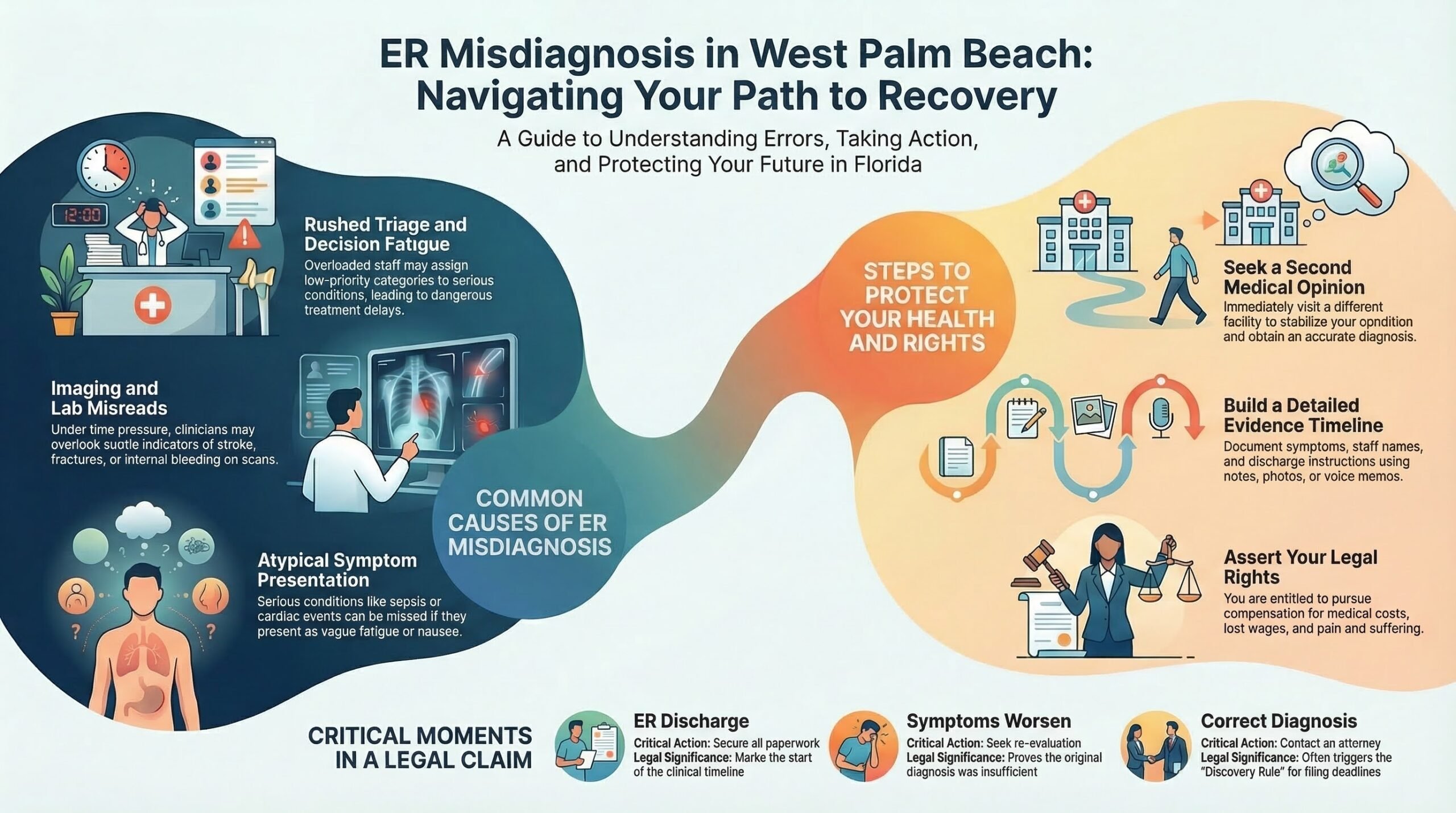 Abogado de Lesiones por Error de Diagnóstico en Urgencias en West Palm Beach