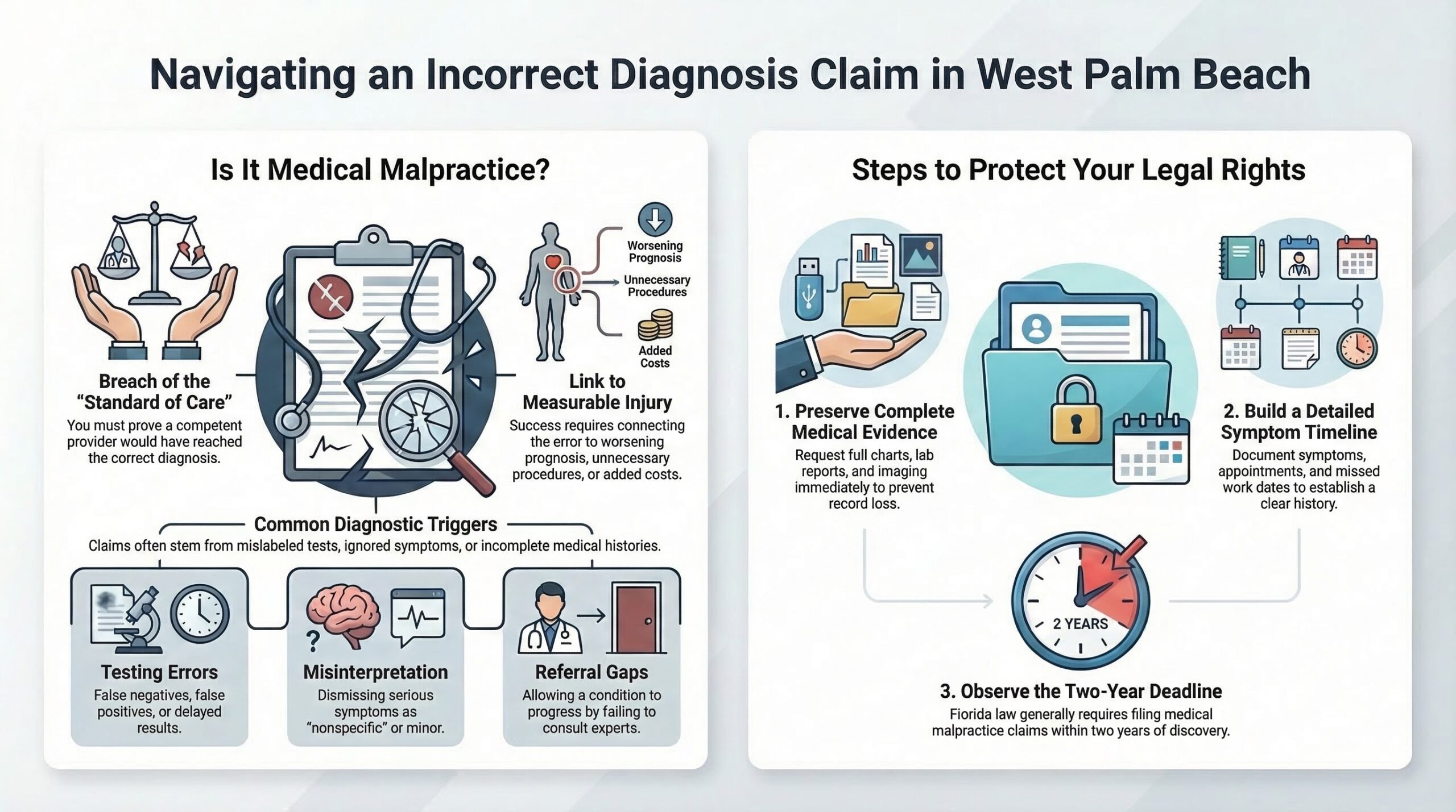 West Palm Beach Incorrect Diagnosis Injury Lawyer