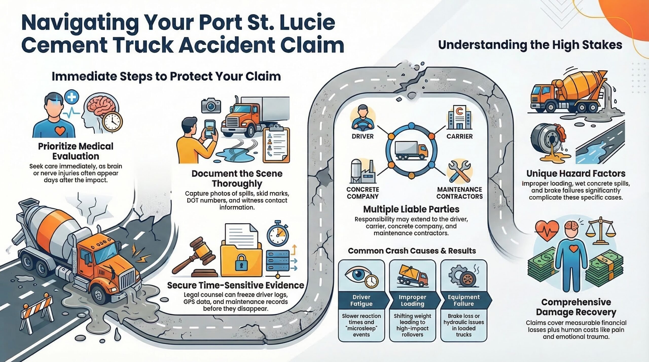 Cement Truck Accident Claim Guide